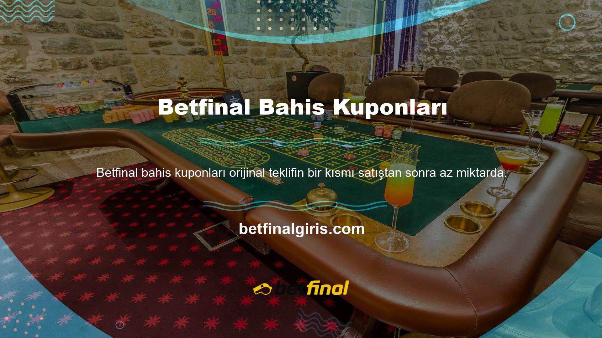 Beterinizin tamamını veya bir kısmını satmak için bahis kuponunuzun geçerli bir seçenek içermesi gerekir