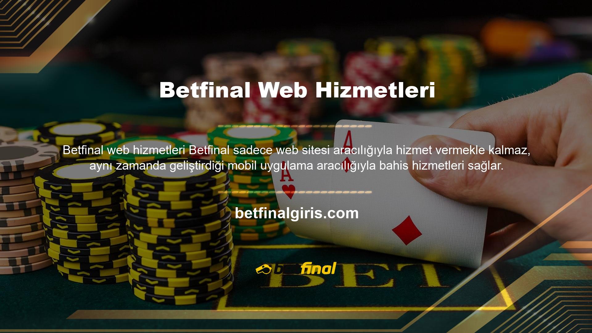 Betfinal ile bahis yapmak için bir bilgisayara veya dizüstü bilgisayara ihtiyacınız yok